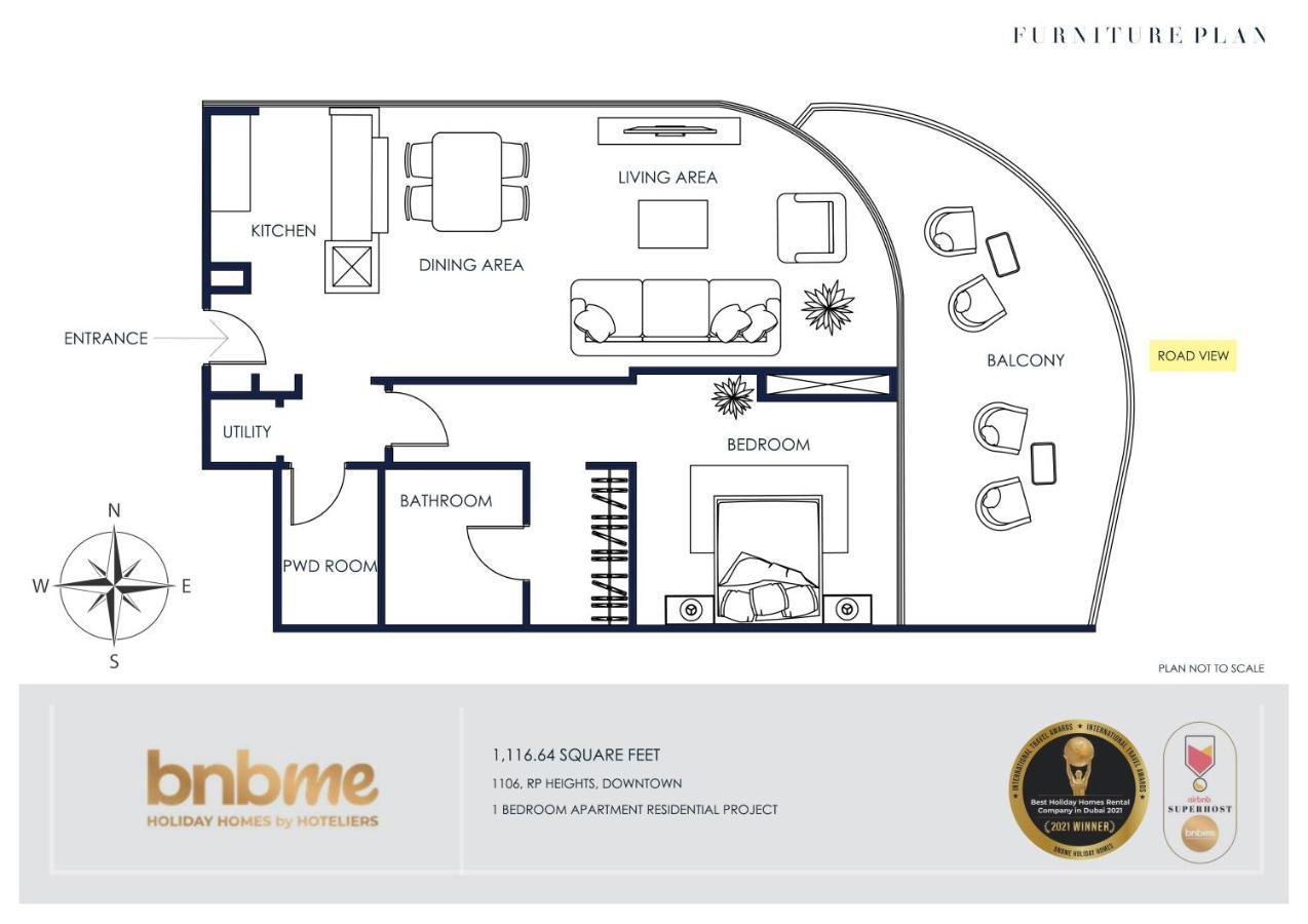 Bnbmehomes - 1 Bed - Seconds To Dubai Mall - 1106 Bagian luar foto